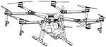 Landwirtschaftliche Drohne DJJ Agras MG-1 (Bildquelle: Katalog von djj)